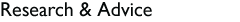 Research & Advice