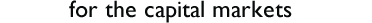 Total Enterprise Service Provider for the Capital Markets